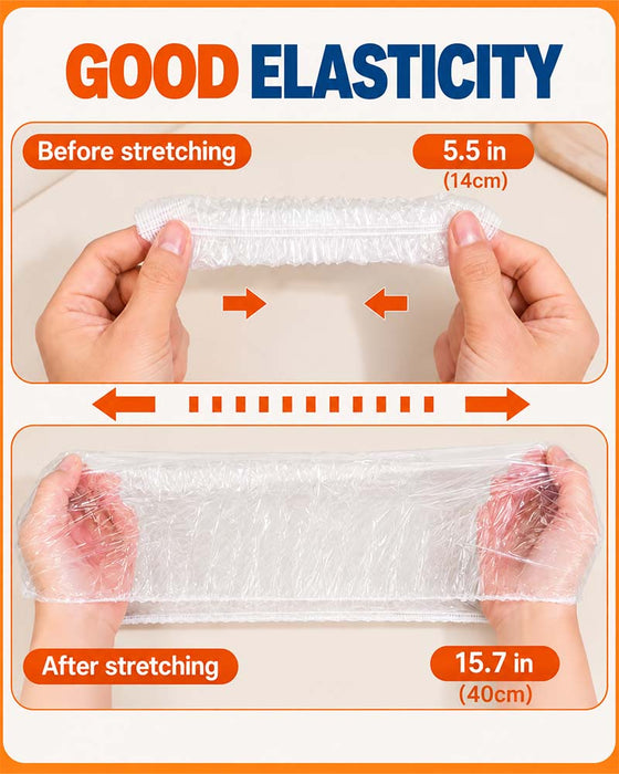 Couvercles De Bol Plastique Élastiques Réutilisables