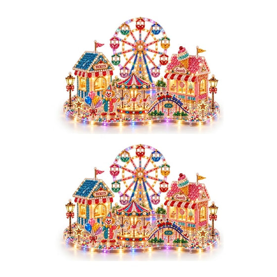 3D LED Noël Art Diamant DIY Kit