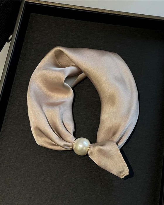 Glamour Sans Effort: Écharpe Collier De Perles 🧣