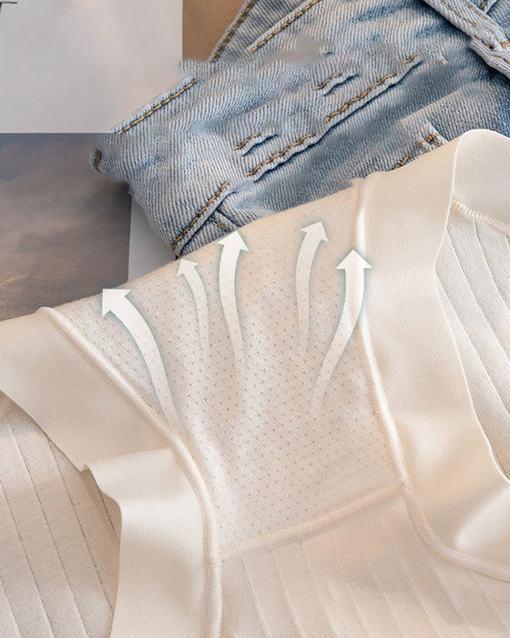 Slips langstapelige Baumwolle hohe Taille