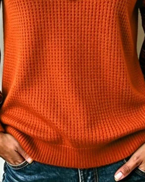 Sweat‑shirt Manches Longues Col Revers