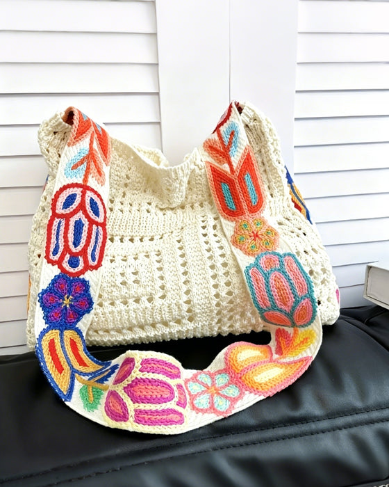 Sac Femme'S Ethnique Crochet Corps Croisé