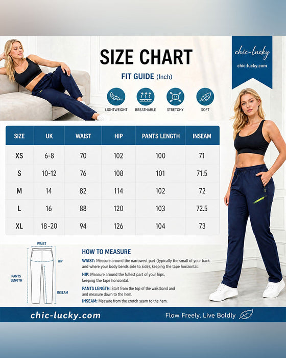 Pantalon Fermeture Éclair Pochette Jambe Droite