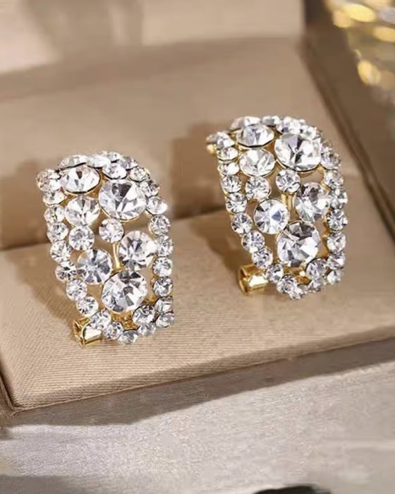 Boucles D'oreilles Diamants De Laboratoire Cerceau