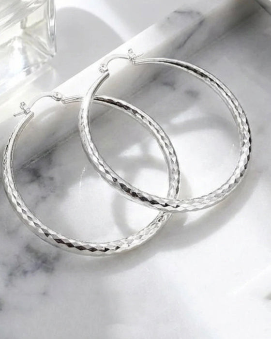 Boucles D'oreilles Femme Taille Diamant