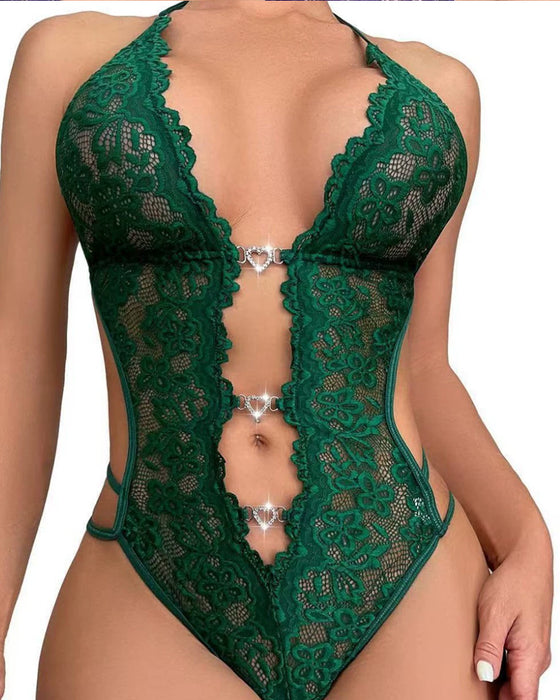 Combinaison Court Dentelle Creux