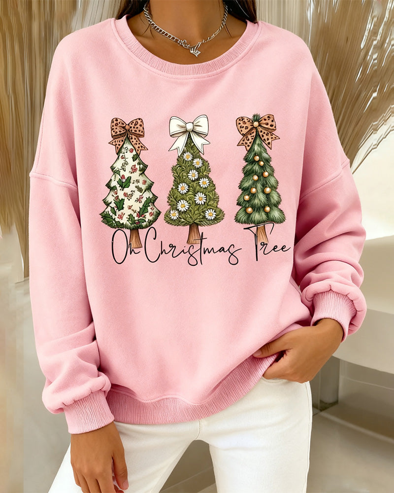 Sweat Imprimé Ample À Emmanchure Tombée