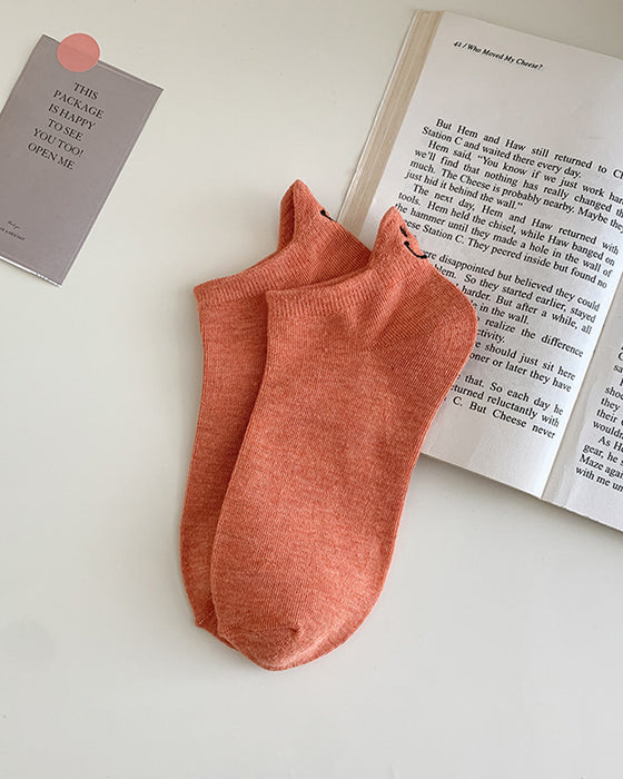 💖 Chaussettes Cheville au Visage Mignon – Apportent de la Joie à Chacun de Vos Pas