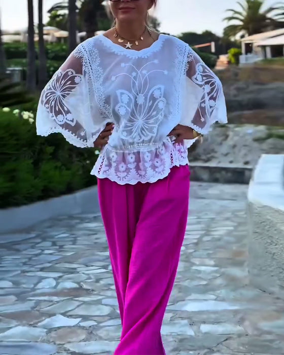 Blouse Unie Tendance