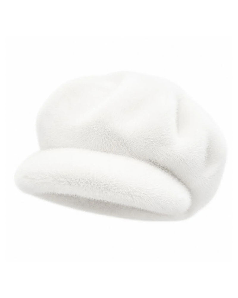 Bonnet Nuage En Fausse Fourrure