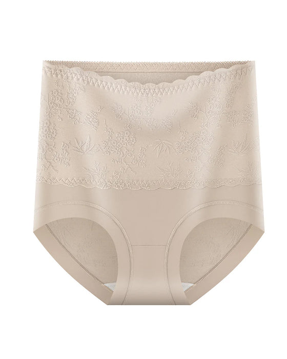 Pantalon Style Chinois Taille Haute Gaufré Contrôle Ventre