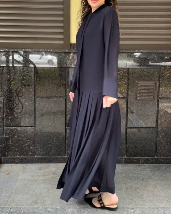 Ensemble Slip Plissé Robe