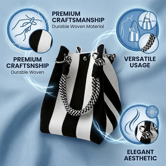 Sac Mini Tissé Seau Tote
