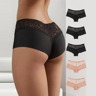 Lingerie Respirant Découpé Boxer Femme