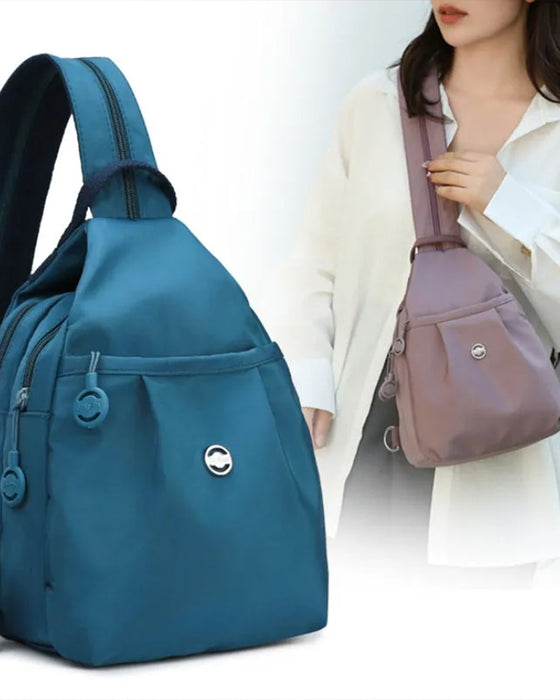 Sac Multi-Poches Convertible Sac À Dos & Bandoulière