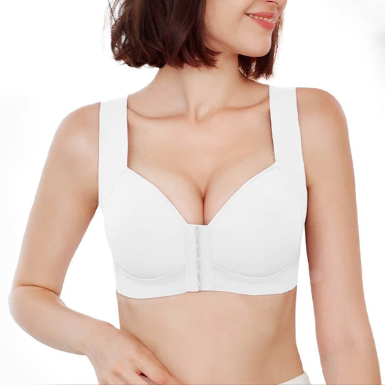 Soutien-Gorge Push-Up Sans Armatures Avec Fermeture Frontale Sans Coutures