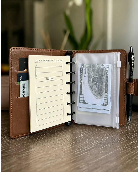 Cahier Damier Planificateur Rechargeable