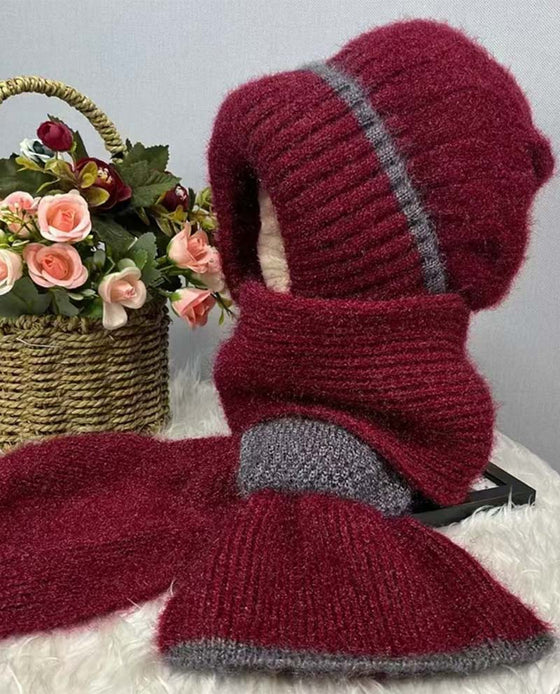 Bonnet Femme Anti-Vent Avec Protection Oreille