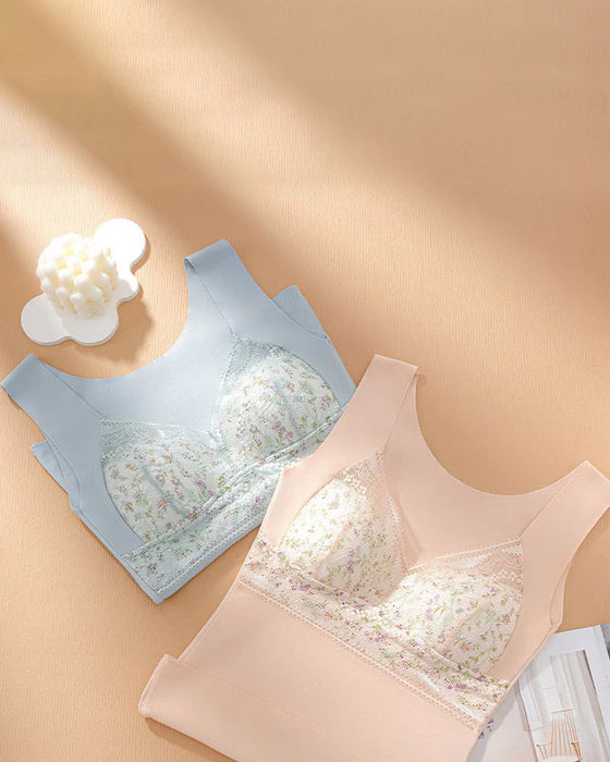 🔥Sous-Vêtements Thermiques 2 En 1 Avec Soutien-Gorge Intégré