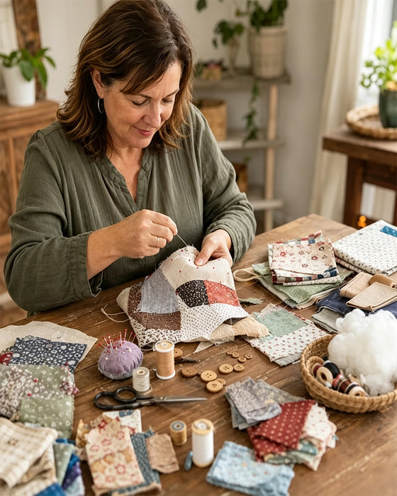 🧵 Kit De Patchwork DIY Gnome – Créez Votre Propre Adorable Gnome 🧙‍♂️