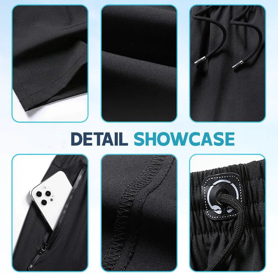 Short Unisexe en Soie de Glace Extensible à Séchage Rapide