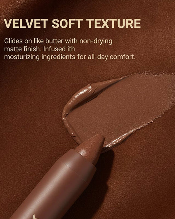 Velours Mat Texture Soyeuse Forte Pigmentation Rouge À Lèvres