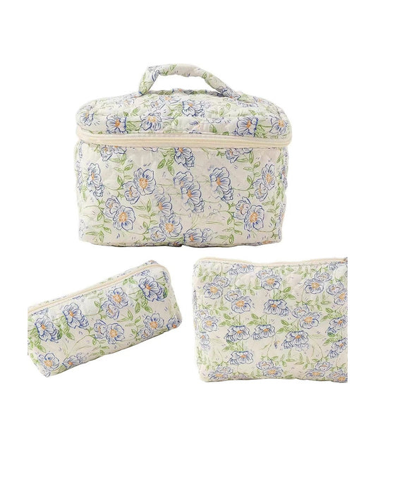 Ensemble de trousses de maquillage trois pièces