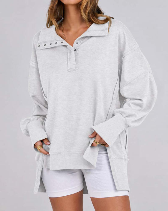 Sweat Uni Manches Longues
