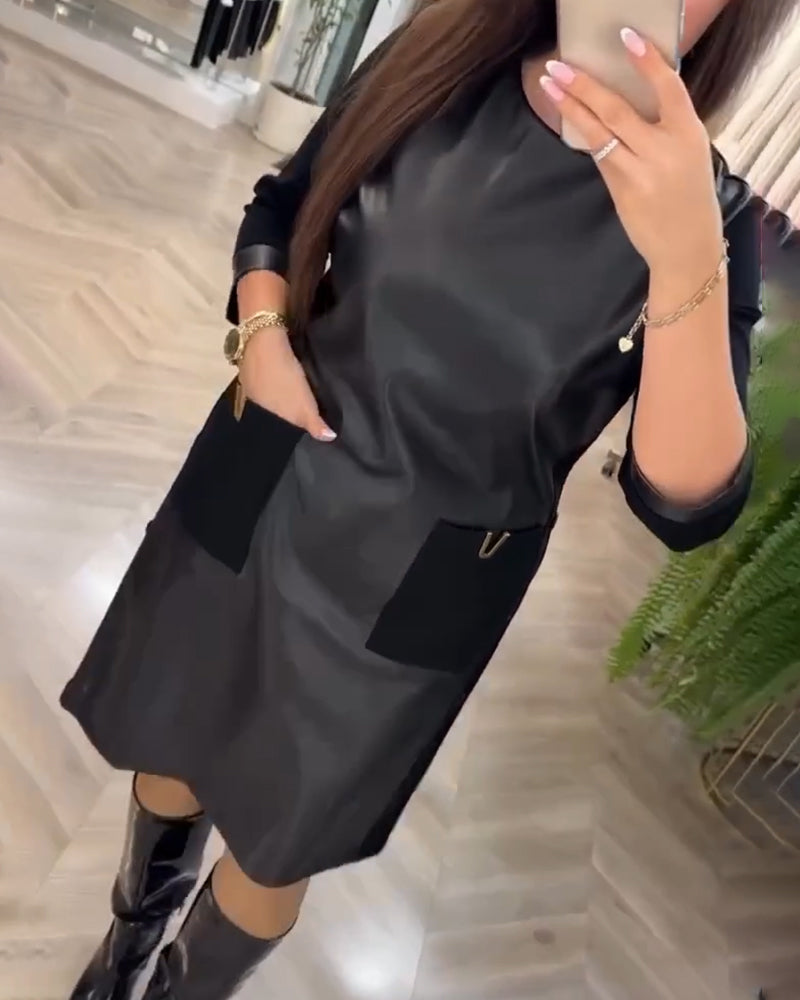 Robe À La Mode Droite