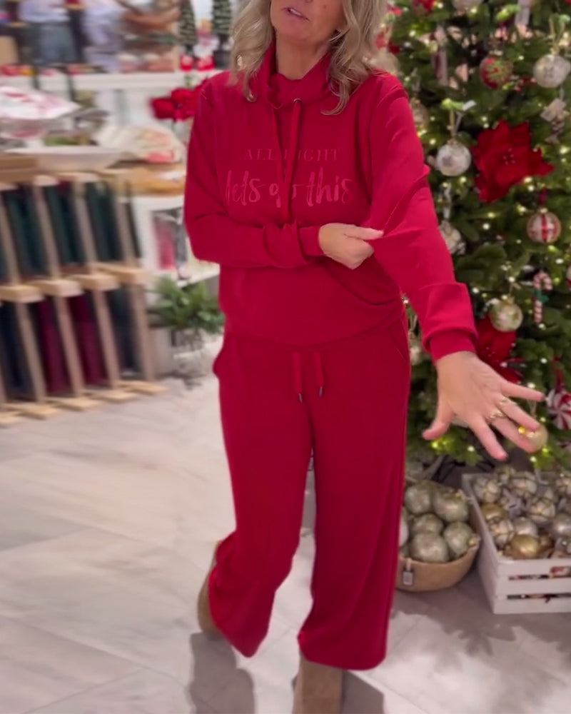 Ensemble Deux Pièces Décontracté Style Sportswear