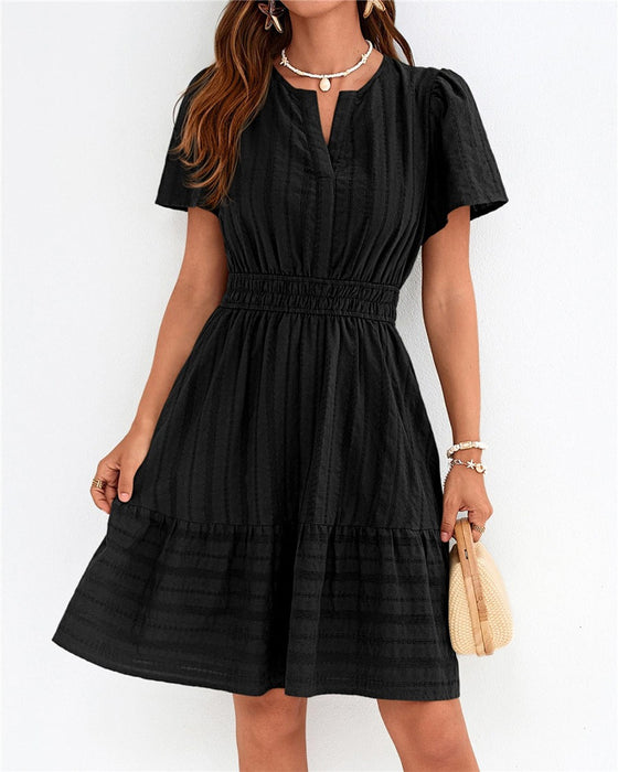 Robe Col V Coupe A