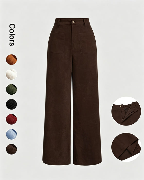 Pantalon Large Jambe Droit