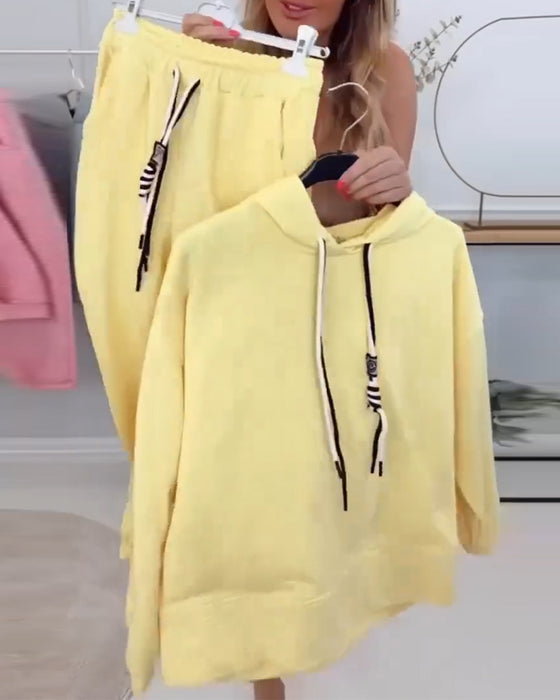 Costume Deux-Pièces Style Street Sweat Sport