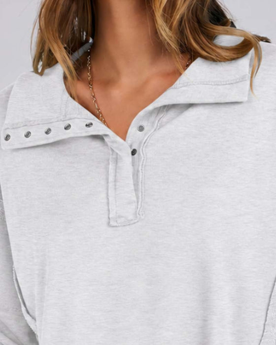 Sweat Uni Manches Longues