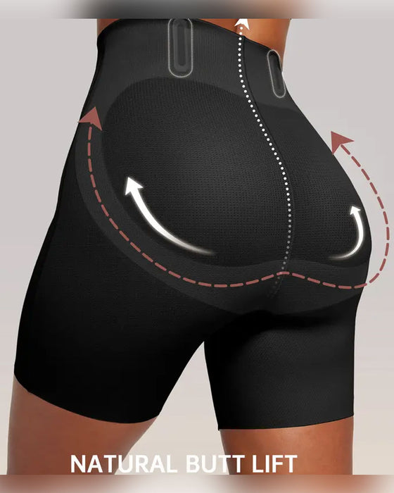Gaine De Contrôle Du Ventre Shapewear Shorts Confortables Respirantes Pour Femmes Shorts Gainants Élévateurs De Fesses Taille Haute Sous-Vêtement Sans Couture Sous Robe