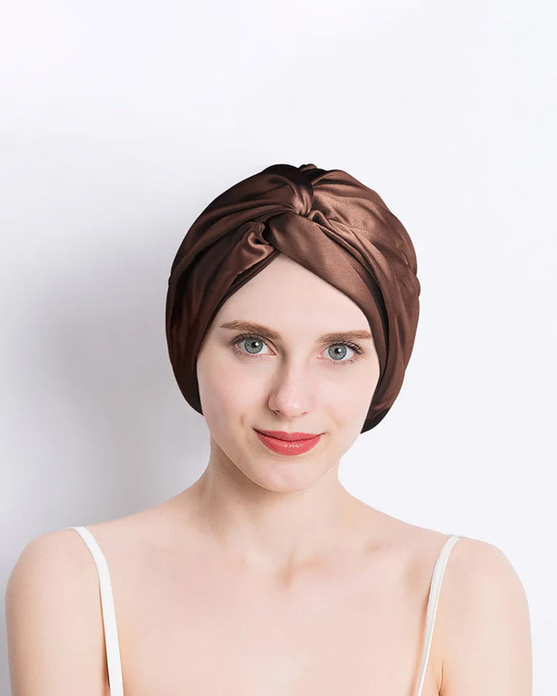 Bonnet Pour Cheveux Doux Et Extensible Style Torsadé