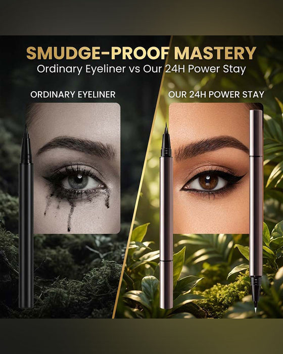 Eyeliner Liquide Longue Tenue Double Embout