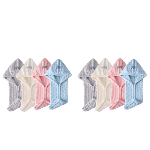 Turban Pour Cheveux Ultra-Absorbant À Séchage Rapide
