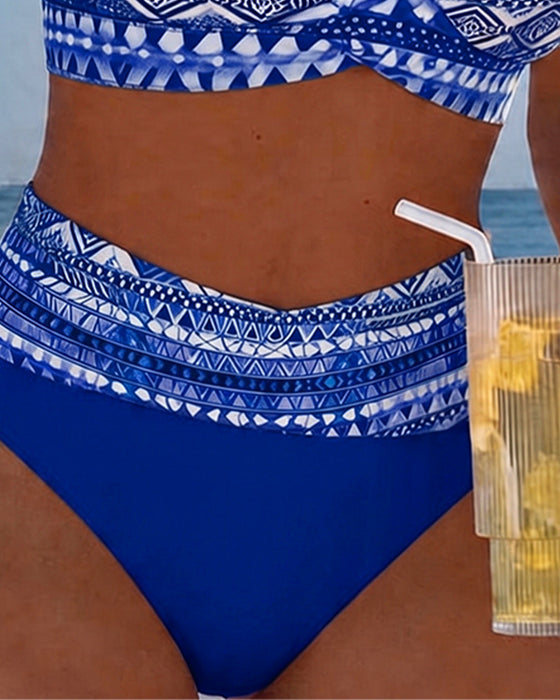 Bikini Géométrique Deux Pièces