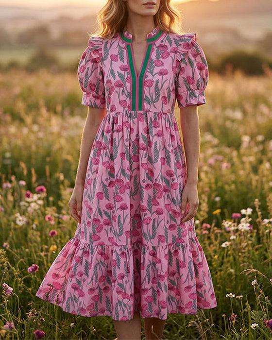 Robe Taille Haute Imprimé