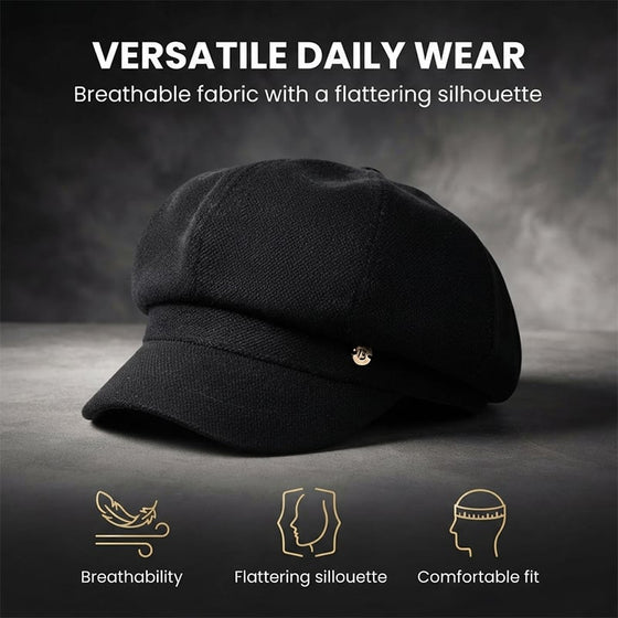 Casquette Newsboy De Style Britannique