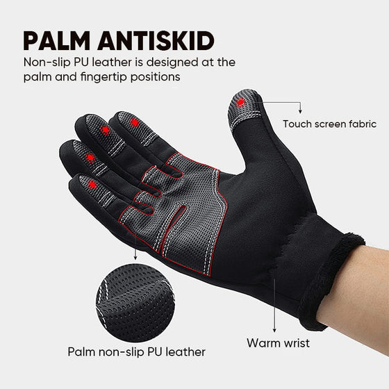 Gants Hiver Écran Tactile Coupe-Vent