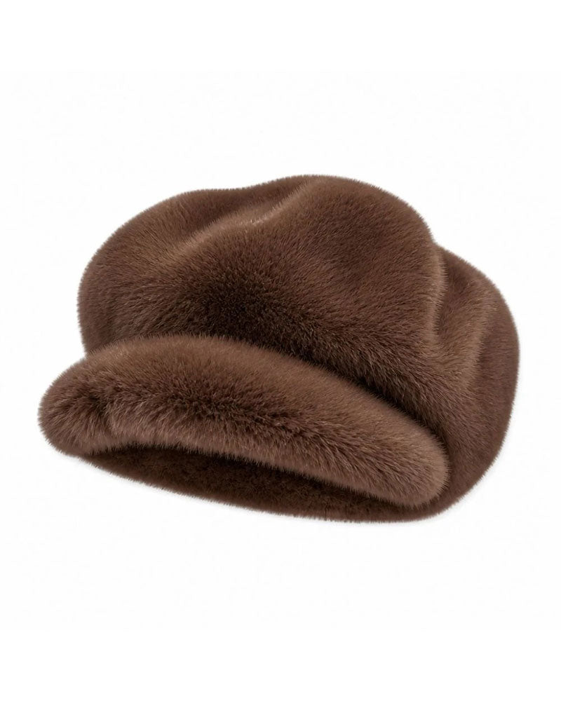Bonnet Nuage En Fausse Fourrure