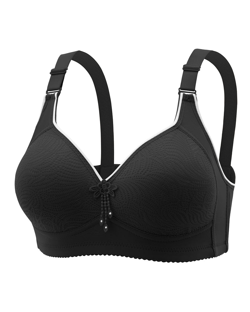 Soutien-Gorge Sexy Sans Armatures À Motif Floral