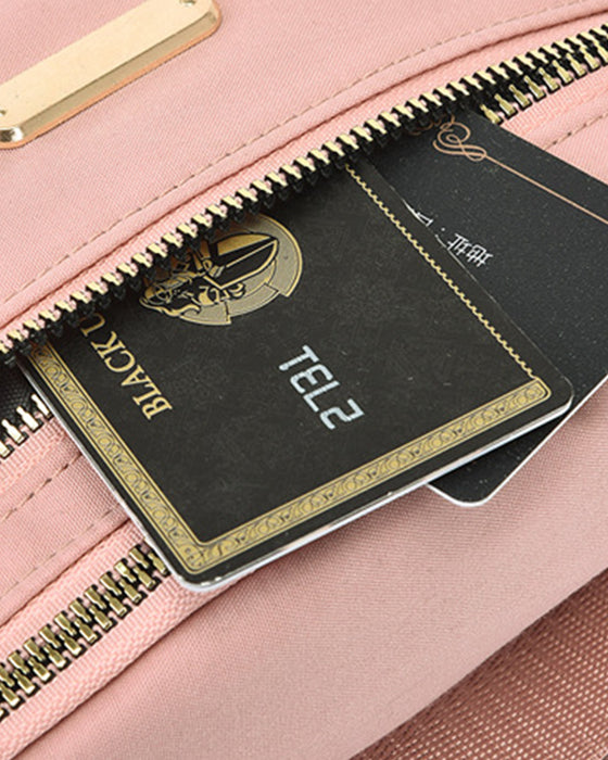 Sac à bandoulière simple de couleur unie sur le devant