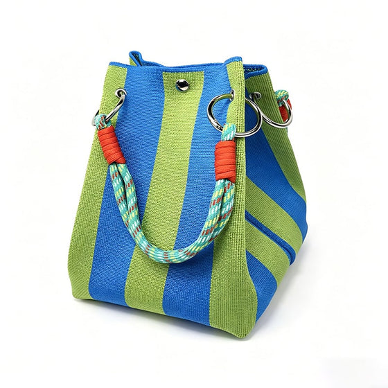 Sac Mini Tissé Seau Tote