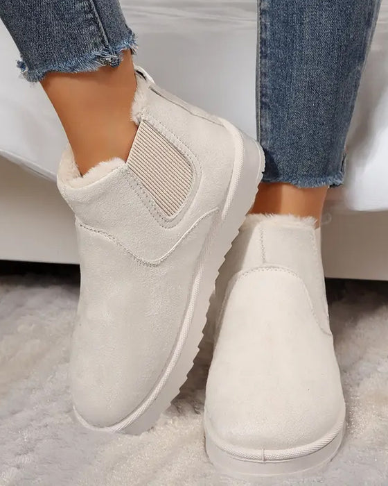 Bottes Femme Épaisse Semelle Hiver Neige