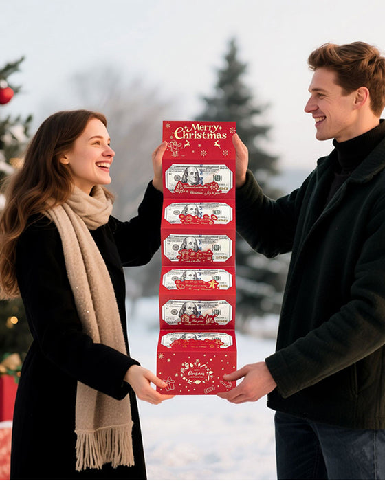 Enveloppe Cadeau Argent De Noël