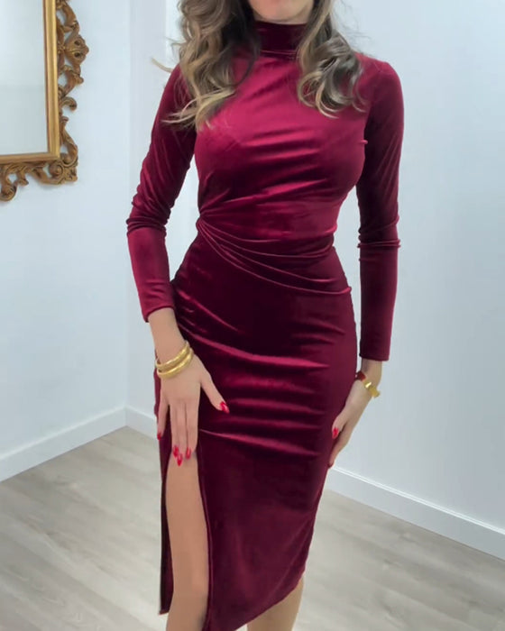 Robe décontractée à imprimé motif abstrait