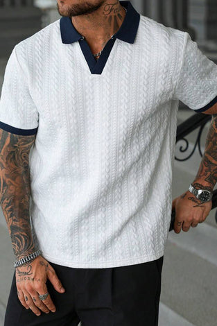 Chemise Homme Jacquard Tissé